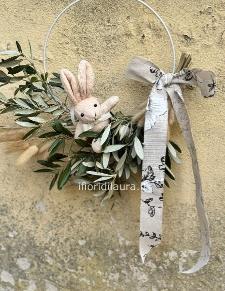 Ghirlanda Pasquale con Coniglietto